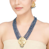 Kanchan Kundan Peacock Necklace Set