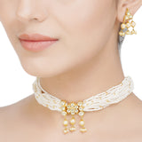 Kanchan Necklace Choker Kundan Set
