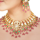 Kanchan Kundan Pan Necklace Set