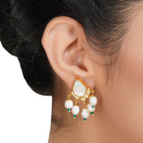 Kanchan  Kundan Pan White Necklace Set