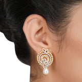 HEERA ZIRCON PEARL PENDANT SET
