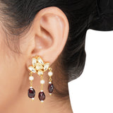 Kanchan Kyanite Kundan Necklace Set