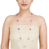 DOR AMETHYST GOLD PLATED NECKLACE