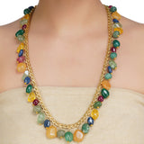DOR CHAIN MULTI COLOUR NECKLACE
