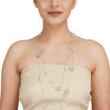 DOR SMOKEY GOLD PLATED NECKLACE