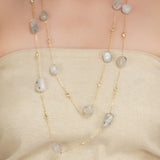 DOR SMOKEY GOLD PLATED NECKLACE