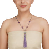 DOR AMETHYST GOLD PLATED NECKLACE