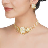Kanchan Kundan Round Choker Set