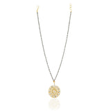 Gold Plated Zircon Circle Mangalsutra