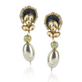 Gold & Silver Plated Leela Kundan Signature Necklace Set