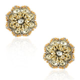 Gold & Silver Plated Leela Kundan Statement Necklace Set
