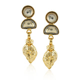 Gold & Silver Plated Leela Kundan Peacock Signature Necklace Set