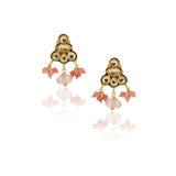 Gold Plated Barsaat Kundan Pink Choker Set