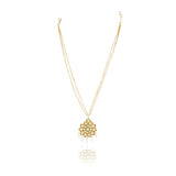 Gold Plated Barsaat Kundan Pearl Necklace Set