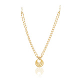 Gold Plated Barsaat Zircon Pendant Set