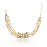 Gold Plated Barsaat Kundan Pearl Choker