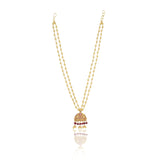 Gold Plated Barsaat Ruby Set