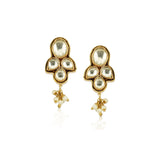 Gold Plated Barsaat Kundan Pearl Choker Set