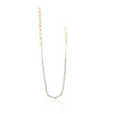 Gold Plated Barsaat Zircon Baguette Choker