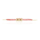 Gold Plated Barsaat Kundan Pink Choker Set
