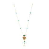 Gold Plated Barsaat Kundan Necklace Set