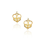 Gold Plated Kundal Kundan Earcuff Pair
