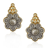 Gold & Silver Plated Leela Kundan Artisanal  Necklace Set