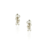 Silver Plated Kundal Zircon Baguette Earcuff Pair