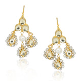 Gold & Silver Plated Leela Kundan Statement Necklace Set