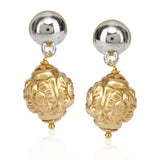 Gold & Silver Plated Leela  Kundan Mango Beads Necklace Set