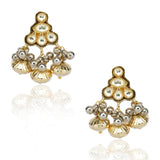 Gold & Silver Plated Leela Kundan Artisanal  Necklace Set