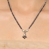 SILVER PLATED MANGAL KUNDAN MANGALSUTRA