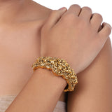 Gold Plated Laxmi Bangle