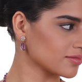 Gold Plated Celestial Amethyst Necklace Set
