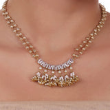Gold Plated Celestial Gold Zircon Necklace Set