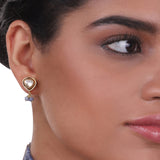 Gold Plated Pacchi Blue Jade Choker Set