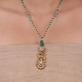 Gold Plated Pacchi Parrot Necklace Set