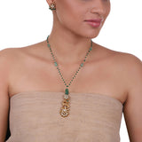 Gold Plated Pacchi Parrot Necklace Set
