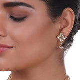 Gold Plated Pacchi Pearl Necklace Set