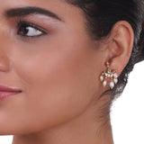 Gold Plated Pacchi Pearl Necklace Set