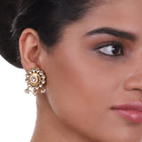 Gold Plated Pacchi Pearl Necklace set