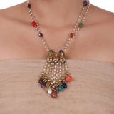 Gold Plated Pacchi Mutli Necklace Set