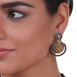 Gold Plated Sankranti Temple Ganesh Necklace Set
