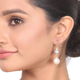 Silver Plated Dor Baroque Zircon Necklace Set
