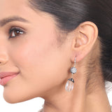 Silver Plated Dor Crystal Zircon Necklace Set