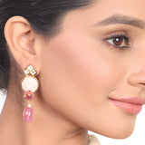 Gold Plated Manihaar Baroque Rose  Necklace Set