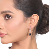 Silver Plated Dor Rose Quartz Necklace Set