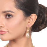 Gold Plated Dor Citrine Gold Bead Necklace Set