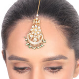 Gold Plated Vivaah Kundan Tikka