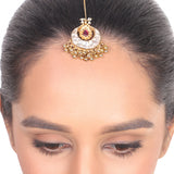 Gold Plated Vivaah Kundan Tikka